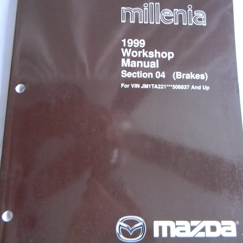 1999 Mazda Millenia Workshop Manual Section 04 - Brakes